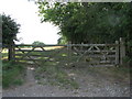 Field gateway off Wilcote Riding