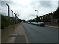 Approaching a bend in Meadow Road