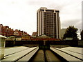 Edgware Road Tube Station platform canopies