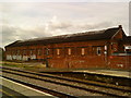 Former railway shed at Market Harborough