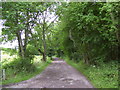 Public footpath to Barley Hall Cottage