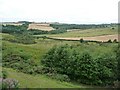 Scrubland and fields