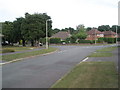 Approaching the junction of  Pulens Crescent and Geddes Way