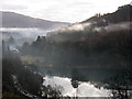 NY3506 : Mist over Rydal (2) by Stephen Craven