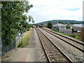 The view SE from Waun-gron Park railway station, Cardiff