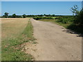 Dirt road east from Bentwaters