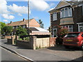 Approaching the junction of   Orchard Grove and Seafield Road