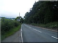 A541 approaching junction for Cilcain