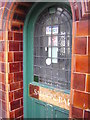 Croydon: The Surrey Cricketers, saloon bar door