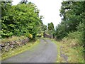 The gated driveway entrance to Plas Boduan