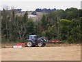 Cutting for hay near Findon