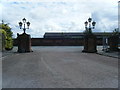 Lamps at Prescot Drive entrance to Newsham Park