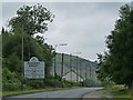 The A4048 looking north