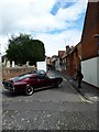 Classic car in Middle Church Lane