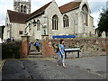 Boundary of Vicarage Lane and Middle Church Lane