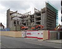 TQ2081 : Demolition of BBC rehearsal studios by David Hawgood