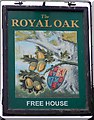 SU6742 : Sign for the Royal Oak, Lasham by Maigheach-gheal