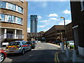 Looking from Kensington Road up Mead Row