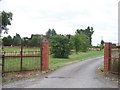 Farm driveway