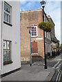 Approaching the junction of  Peacock Lane and the High Street