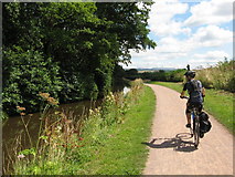 SO0527 : Taff Trail (NCN route 8) beside Monmouthshire & Brecon canal by Gareth James