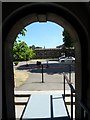 Looking out from the Great Hall at Lambeth Palace