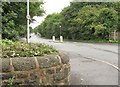 Looking north along the A6 from the junction with Dawson Lane