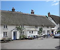 Thatched cottages, in the square, Inner Hope