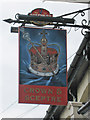 TR3041 : Crown & Sceptre sign by Oast House Archive