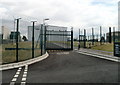 An entrance to Cardiff Canton rail depot