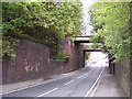 Remains of railway bridges crossing Robins Lane