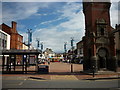 Looking down the High Street