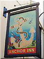 TQ8209 : The Anchor Inn sign by Oast House Archive