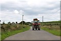 The rush hour on the Llaniestyn road