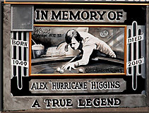 J3373 : Alex Higgins memorials, Belfast (1) by Albert Bridge