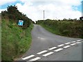 No through road leading uphill from Groeslon Garnfadryn