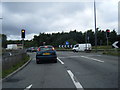 Watkinson Way approach to Rainhill Stoops roundabout