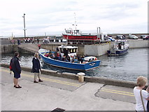 NU2232 : Trip Boat at Seahouses harbour by Ian Cardinal
