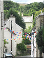 Bunting over Old Road, Harbertonford