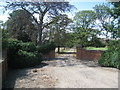 The entrance to Ulceby Carr Farm