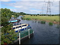 Canal boats at Zouch