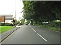 Passing the Railway Inn on the A49