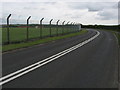 Porthkerry Road near Cardiff Airport runway