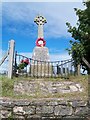 The War Memorial at Dinas cemetery