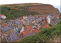 NZ7818 : Rooftops, Staithes by wfmillar