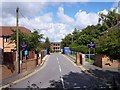 Road entrance to De La Salle School, Mill Brow