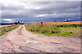 NH6261 : Farm road to Crask by Steven Brown