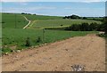 Cattle walkway to fields beyond the Soch valley