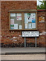 Ranby village notice board