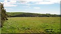 View across pastureland towards the Llaniestyn gorge